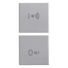 VIMAR - Due Tasti Intercambiabili On/Off Volume Next Modulo Simboli. 20751.4.N