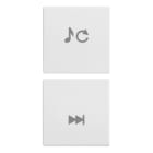 VIMAR - DUE MEZZI TASTI 1M SORG./TRACCIA BIANCO