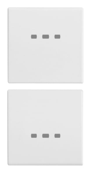 VIMAR - DUE MEZZI TASTI 1M NEUTRO PERS. BIANCO 20751.B