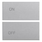 VIMAR - DUE MEZZI TASTI 2M SIMBOLI ON/OFF NEXT 20752.1.N