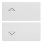 VIMAR - DUE MEZZI TASTI 2M SIMBOLI FRECCE BIANCO