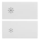 VIMAR - DUE MEZZI TASTI 2M DIMMER BIANCO