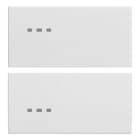 VIMAR - DUE MEZZI TASTI 2M NEUTRO PERS. BIANCO 20752.B