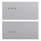 VIMAR - DUE MEZZI TASTI 2M NEUTRO PERS. NEXT 20752.N