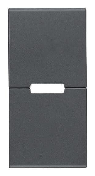 VIMAR - DUE MEZZI TASTI 1M NEUTRO PERS. GRIGIO 20755