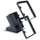 VIMAR - Base da tavolo 8M grigio inclinata 8 moduli cornice placca Eikon Classic o Round 20788