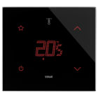VIMAR - Termostato domotico STAR 2M nero diamante, touch screen, controllo temperatura ambiente, retroilluminazione LED RGB, 2 moduli.