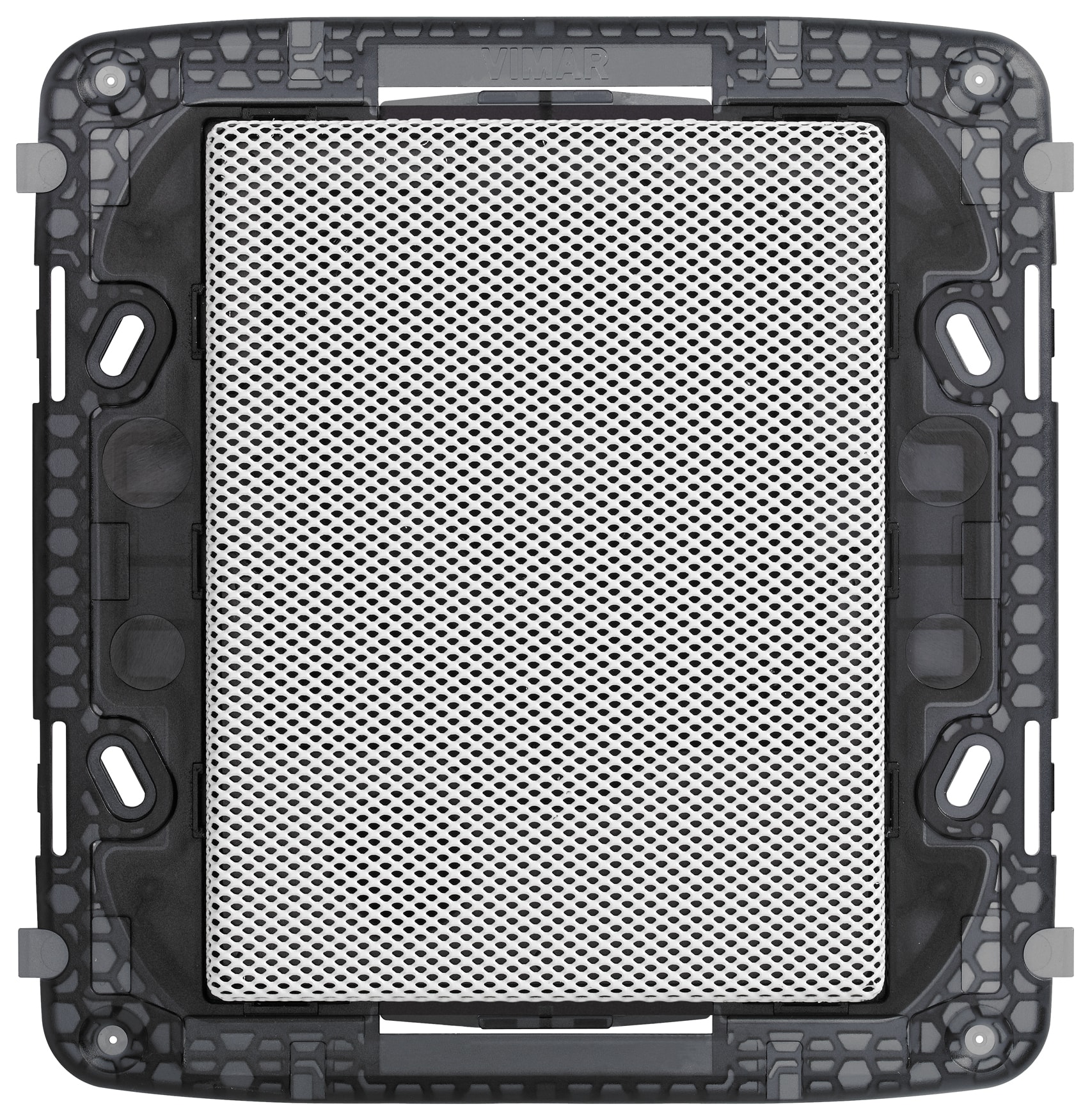 VIMAR - Diffusore Sonoro 8M 8Ohm 10W Bianco Passivo Compatibile Placche Eikon Arké Plana 8 Moduli 21588.B