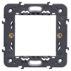 VIMAR - Supporto 2 Moduli con Griffe per Scatole Ø 60 mm Componibile Interasse 71 mm