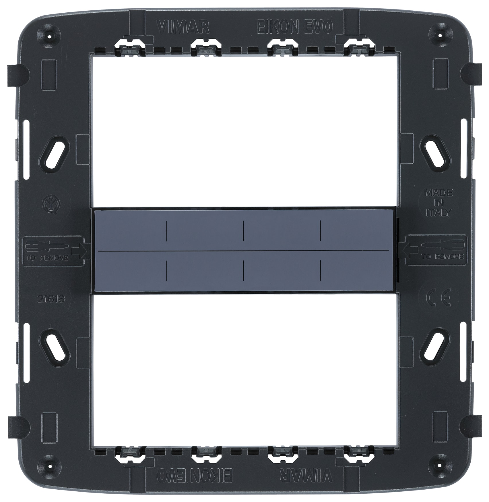 VIMAR - Supporto 8M con Viti per Scatola da Incasso V71318 e Base da Tavolo 20788 21618