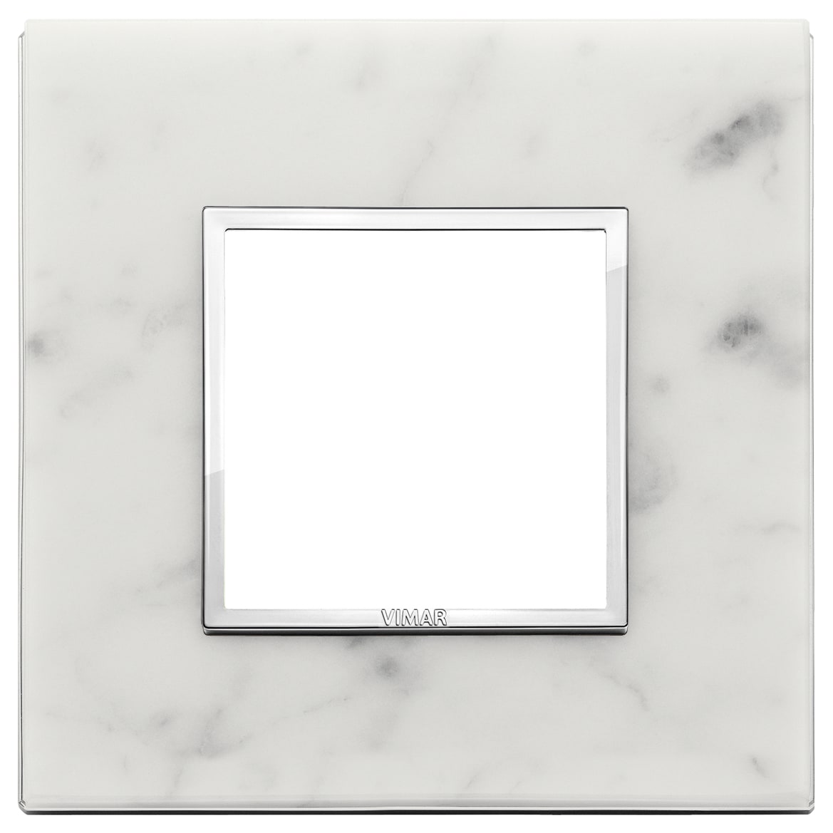 VIMAR - PLACCA 2M BIANCO DI CARRARA