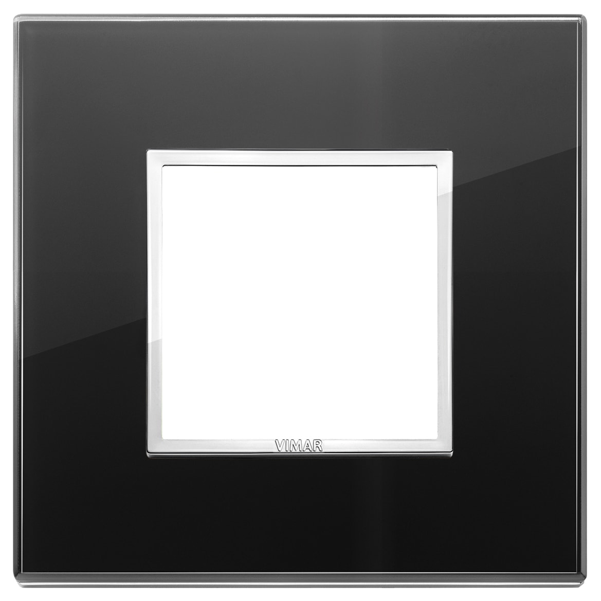 VIMAR - PLACCA 2M NERO DIAMANTE 21642.76
