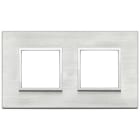 VIMAR - PLACCA 4M (2+2) INT71 GRIGIO NEXT