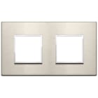 VIMAR - PLACCA 4M (2+2) INT71 BRONZO CHIARO 21643.04