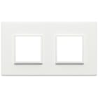 VIMAR - PLACCA 4M (2+2) INT71 BIANCO TOTALE