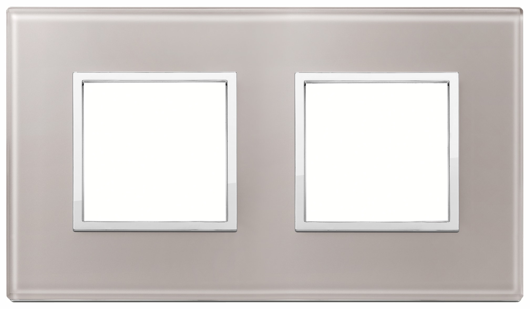 VIMAR - PLACCA 4M (2+2) INT71 GRIGIO PERLA