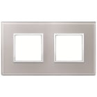 VIMAR - PLACCA 4M (2+2) INT71 GRIGIO PERLA