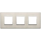 VIMAR - PLACCA 6M (2+2+2) INT71 BRONZO CHIARO 21644.04