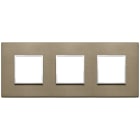 VIMAR - PLACCA 6M (2+2+2) INT71 BRONZO SCURO