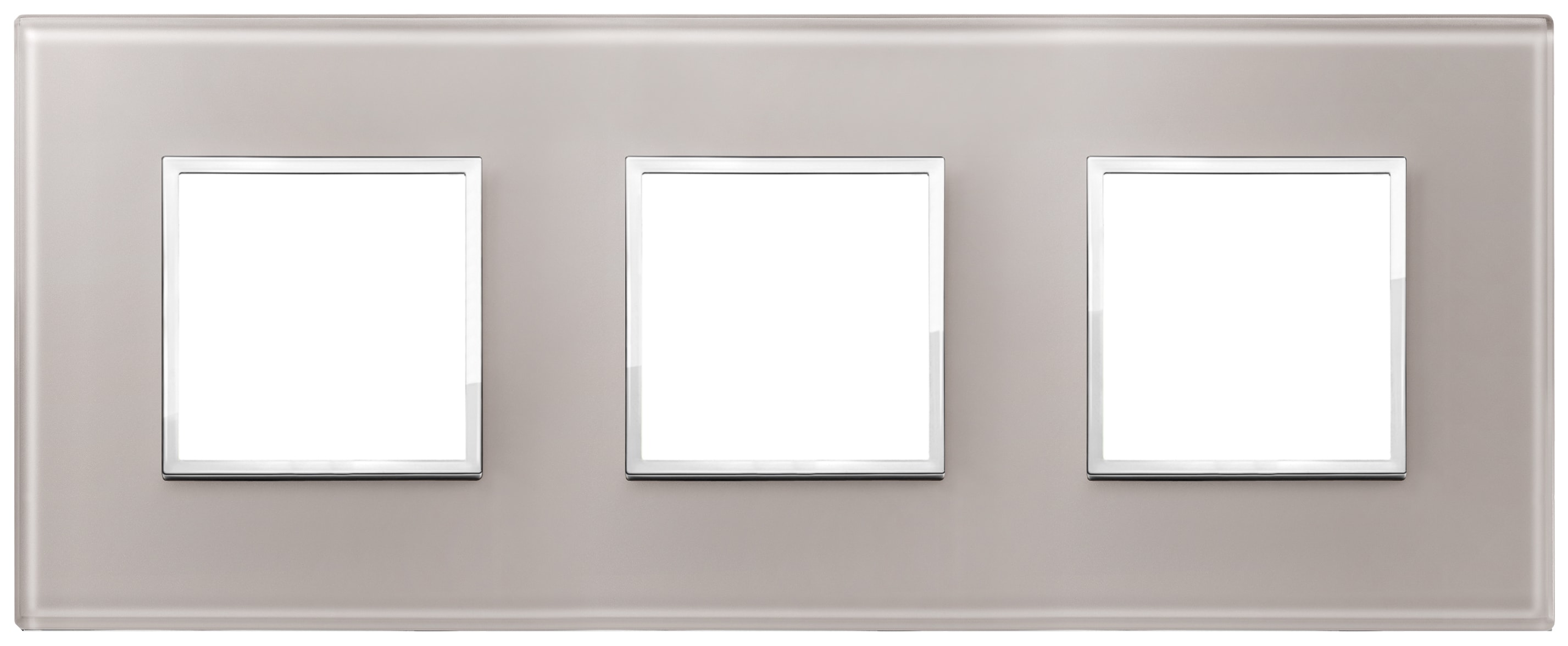 VIMAR - PLACCA 6M (2+2+2) INT71 GRIGIO PERLA 21644.73