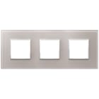 VIMAR - PLACCA 6M (2+2+2) INT71 GRIGIO PERLA 21644.73
