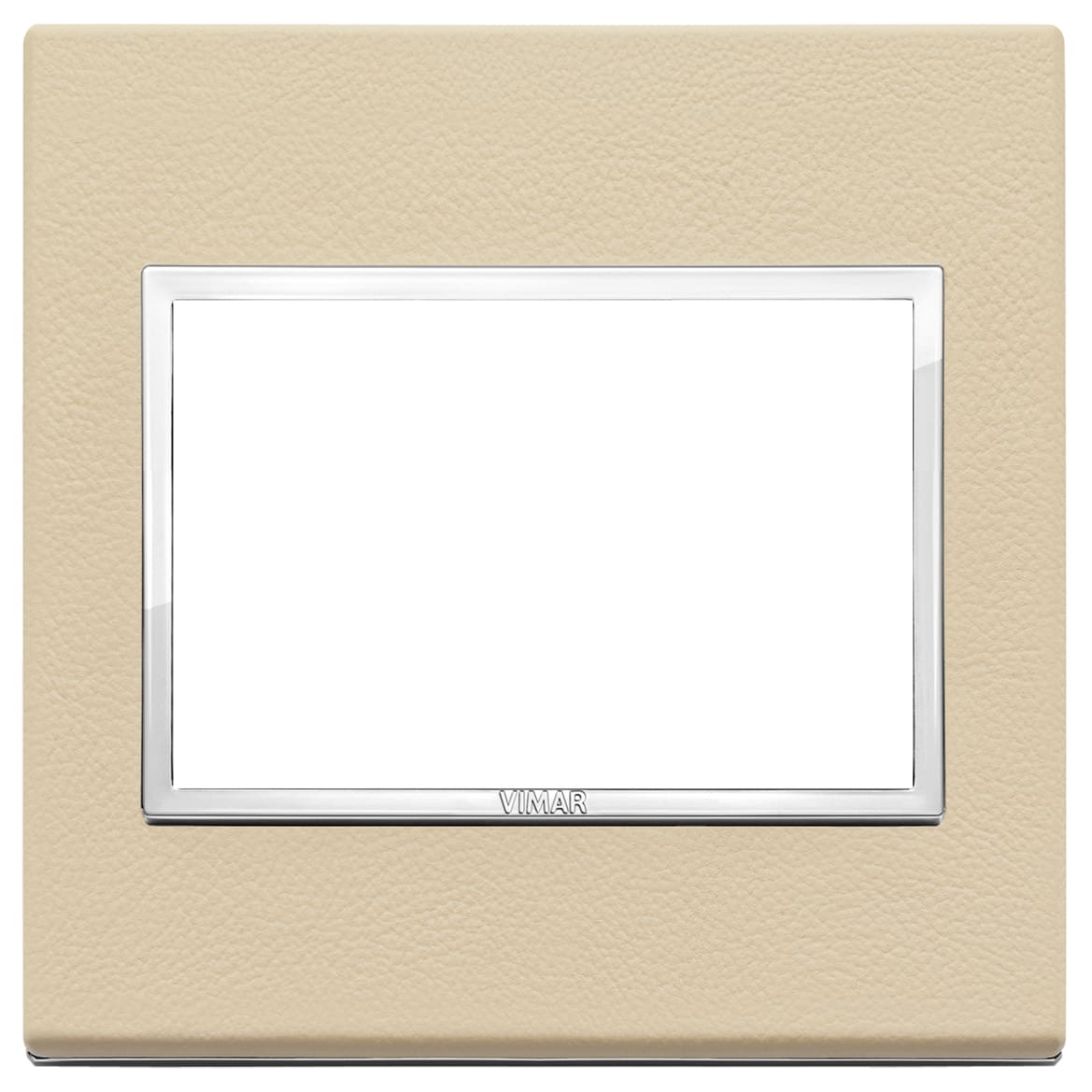 VIMAR - PLACCA 3M BS CREMA