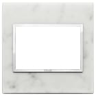 VIMAR - PLACCA 3M BS BIANCO DI CARRARA