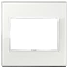 VIMAR - PLACCA 3M BS BIANCO DIAMANTE