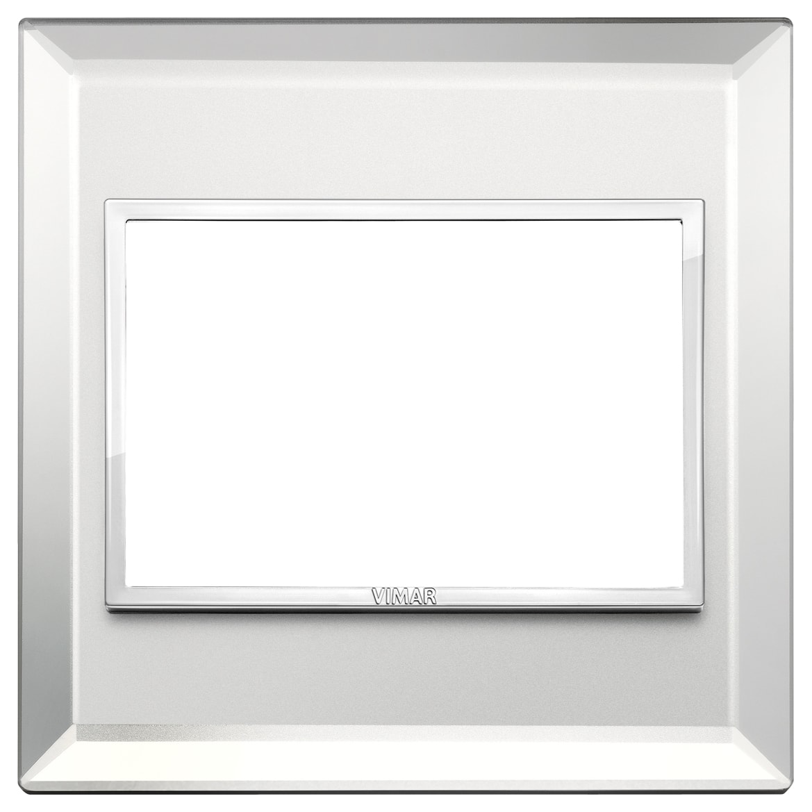 VIMAR - PLACCA 3M BS ARGENTO GHIACCIO