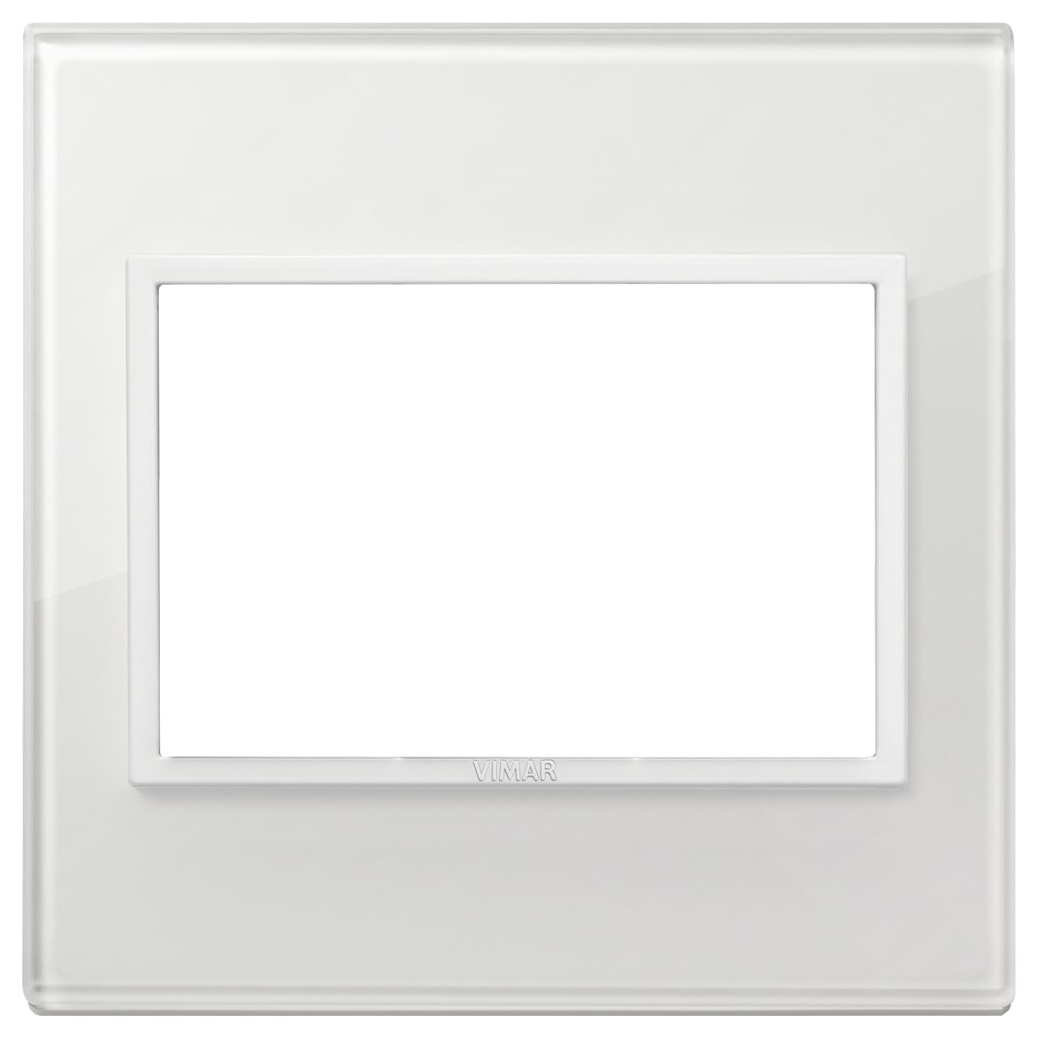 VIMAR - PLACCA 3M BS BIANCO TOTALE DIAMANTE