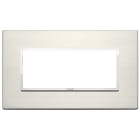 VIMAR - Placca 5 Moduli in Alluminio Nobilitato Titanio