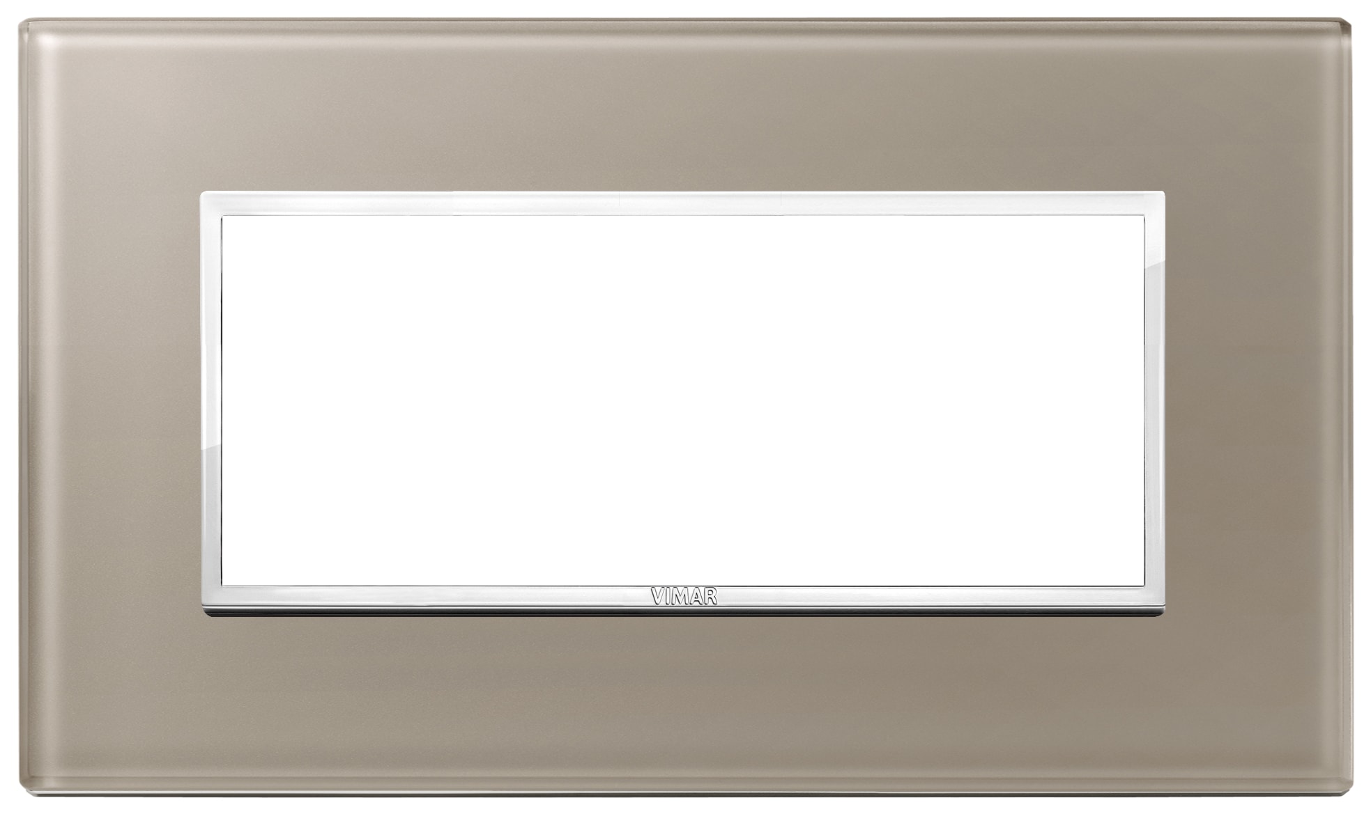 VIMAR - PLACCA 5M BS OPALE BRUNO