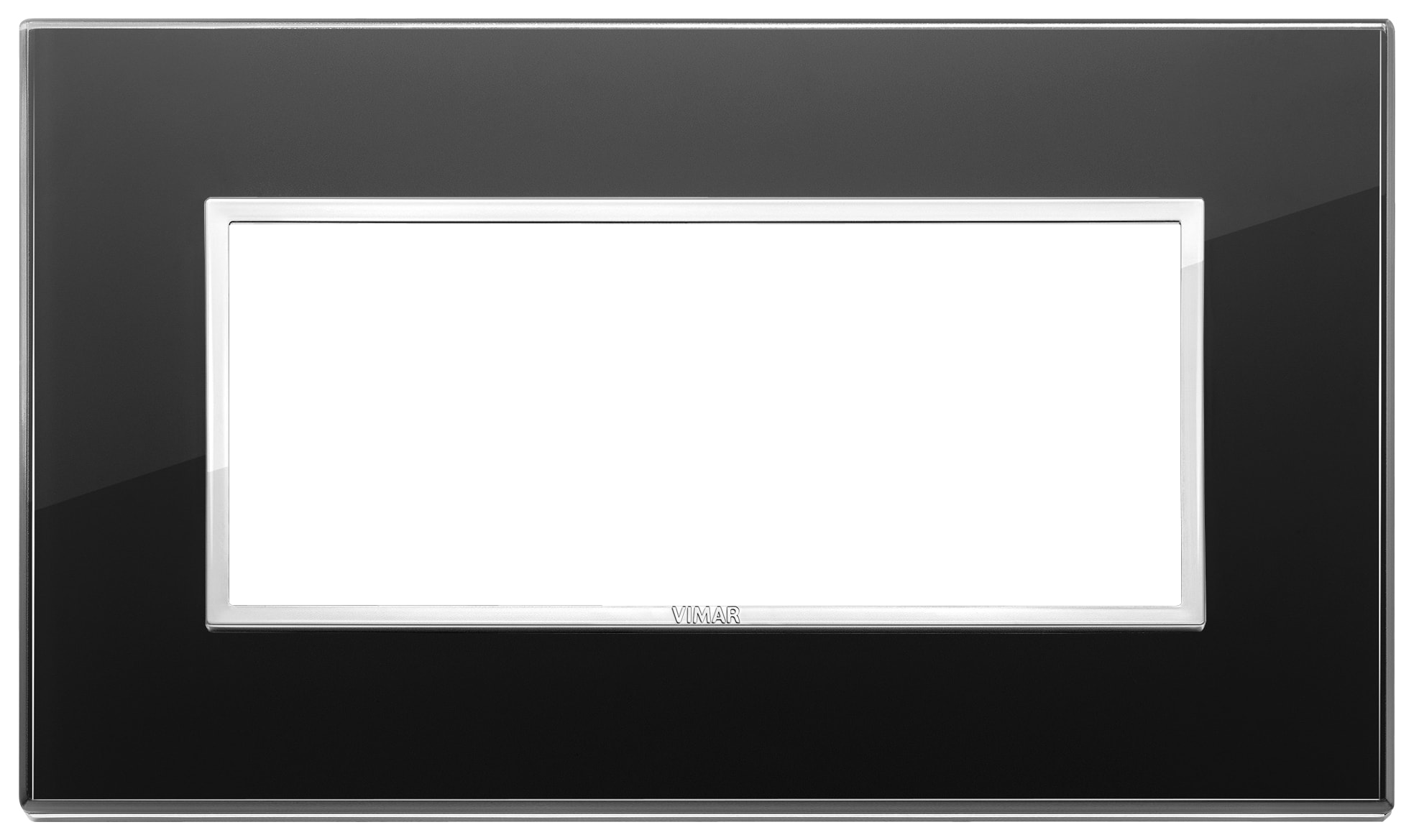 VIMAR - PLACCA 5M BS NERO DIAMANTE