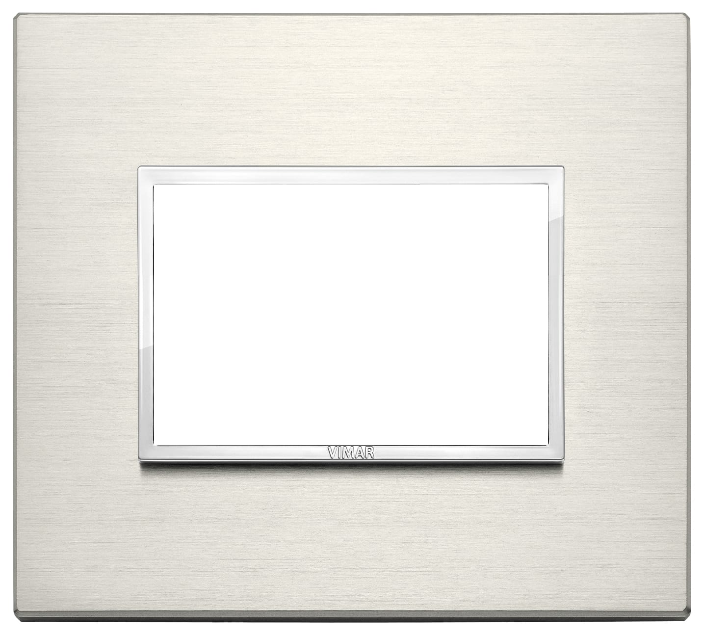 VIMAR - Placca 3M Titanio Moduli Alluminio Nobilitato Esclusivi 21653.08