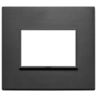 VIMAR - PLACCA 3M NERO TOTALE