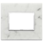VIMAR - PLACCA 3M BIANCO DI CARRARA 21653.51