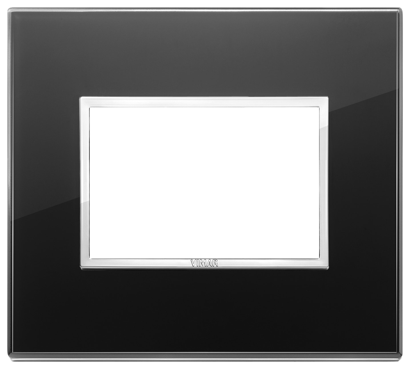 VIMAR - PLACCA 3M NERO DIAMANTE