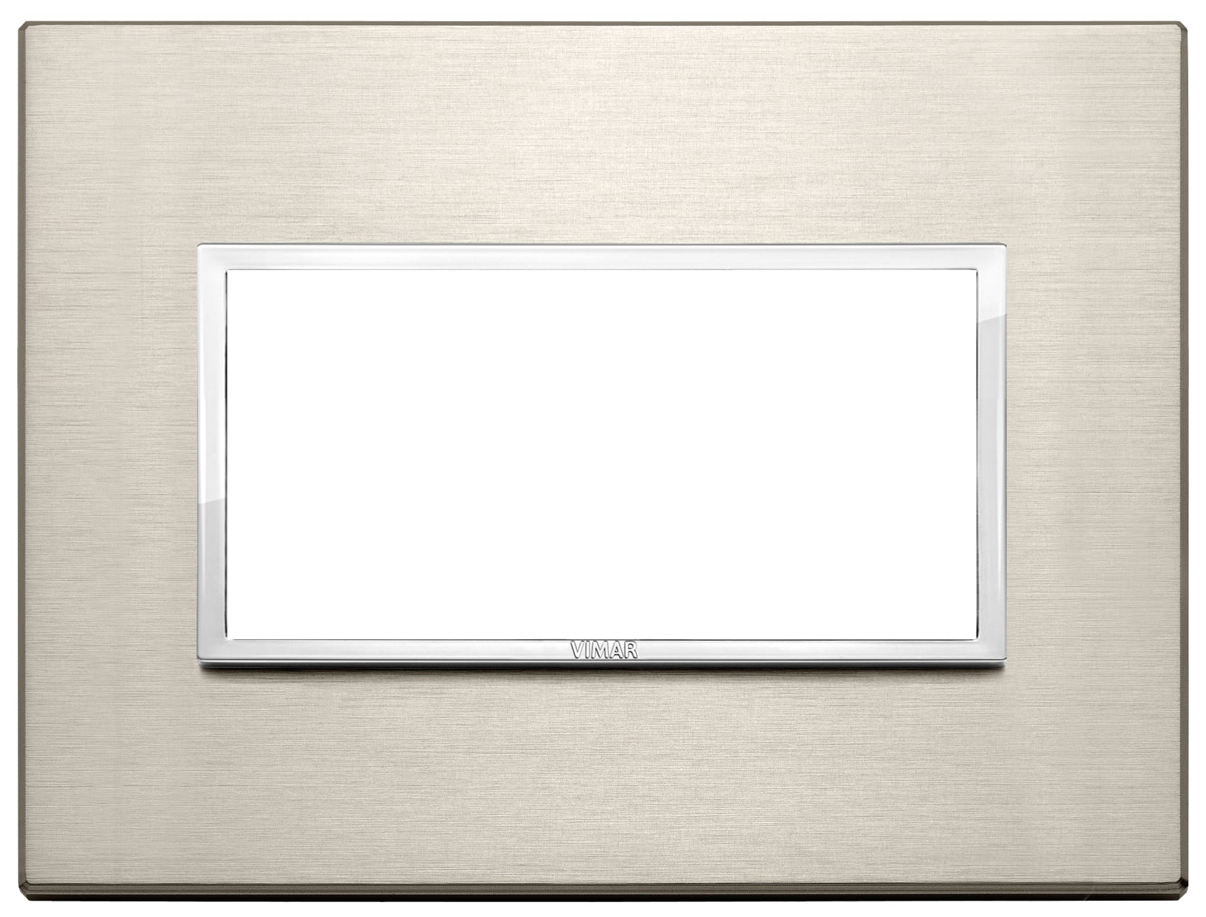 VIMAR - PLACCA 4M BRONZO CHIARO 21654.04