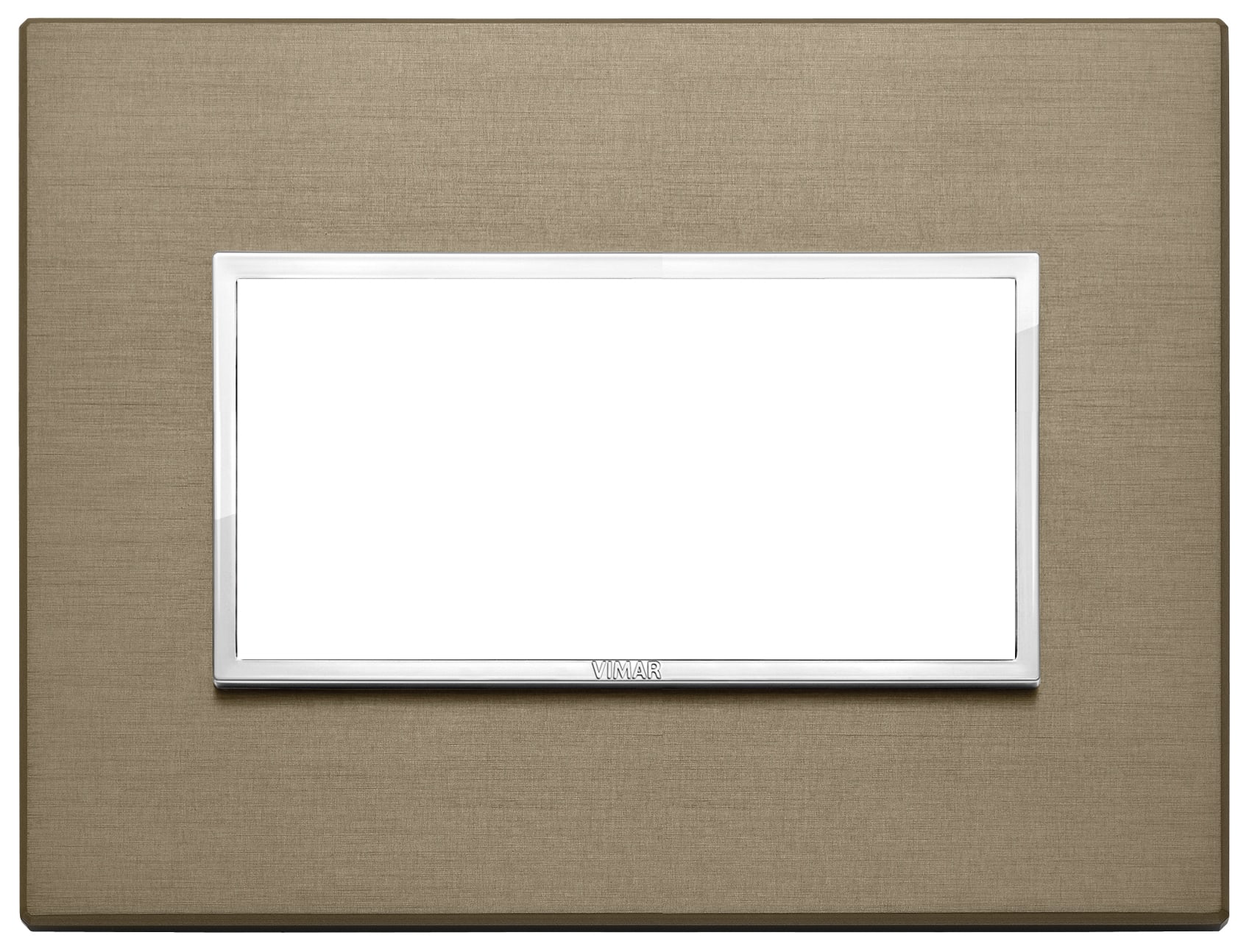 VIMAR - PLACCA 4M BRONZO SCURO 21654.05