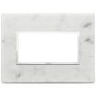 VIMAR - PLACCA 4M BIANCO DI CARRARA 21654.51