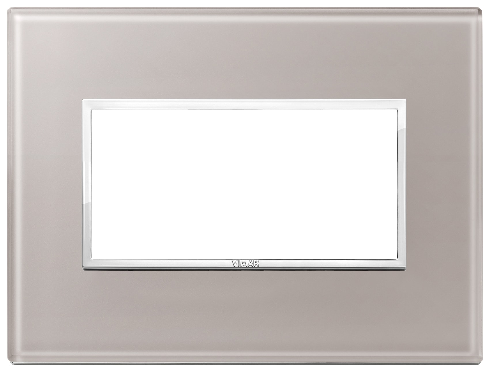 VIMAR - PLACCA 4M GRIGIO PERLA