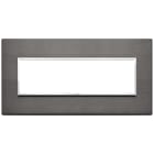 VIMAR - Placca 7M Grigio Lava - Moduli Alluminio Anodizzato Primari 21657.03