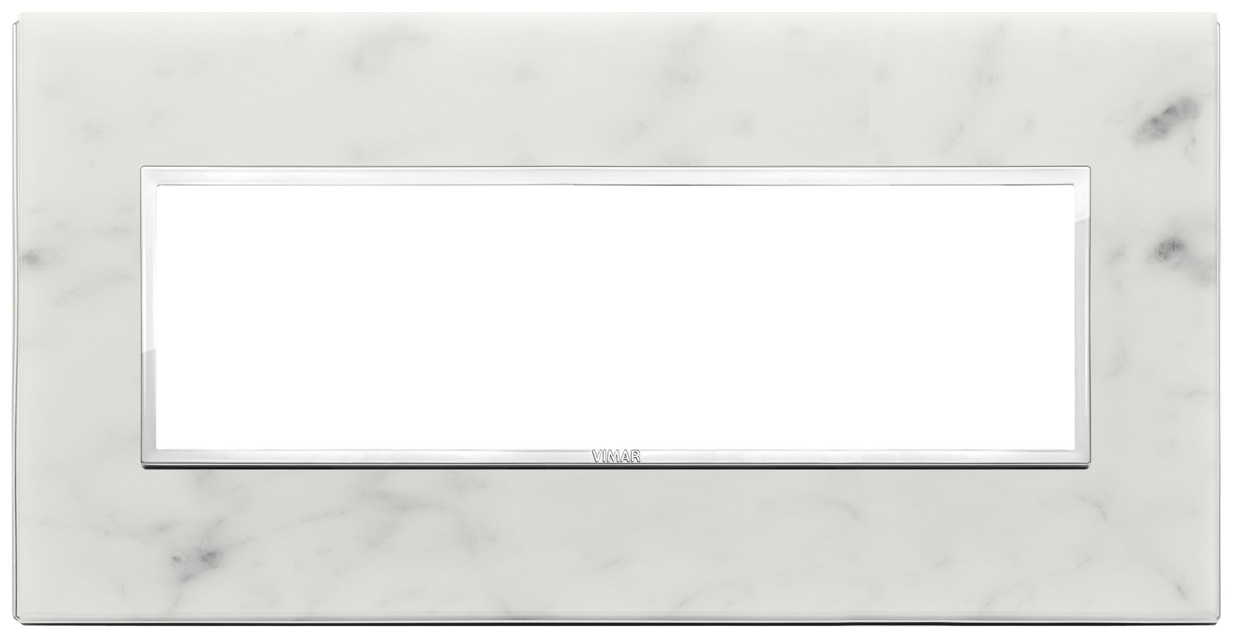 VIMAR - PLACCA 7M BIANCO DI CARRARA
