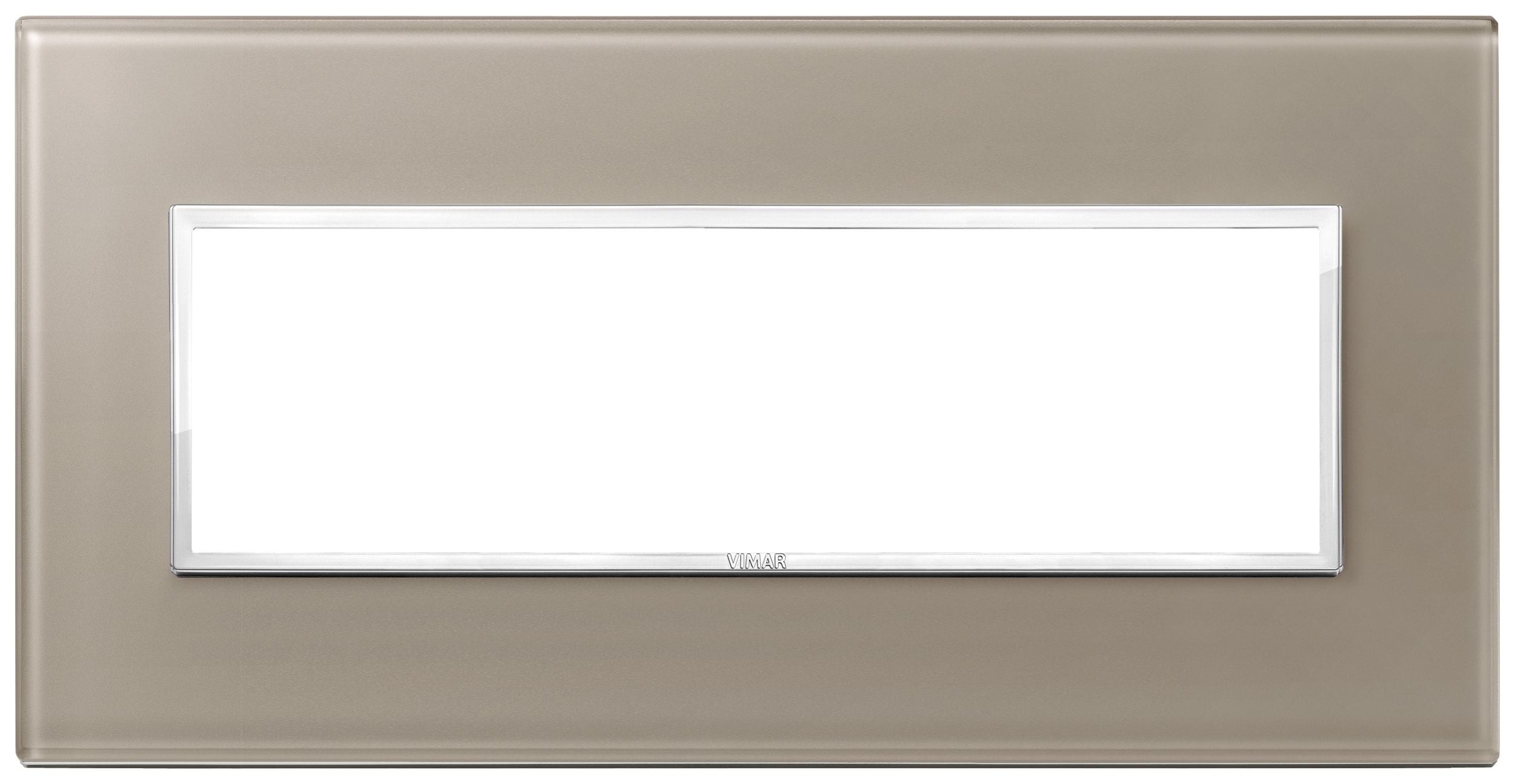 VIMAR - PLACCA 7M OPALE BRUNO