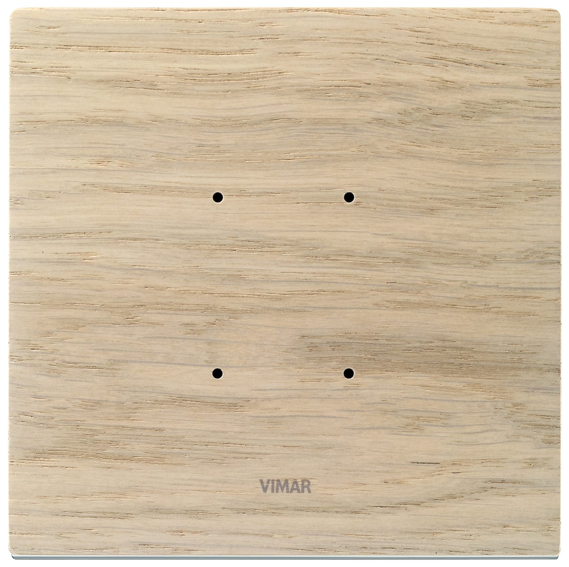 VIMAR - Placca 2 Moduli in Rovere Sbiancato Legno Naturale