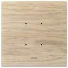 VIMAR - Placca 2 Moduli in Rovere Sbiancato Legno Naturale 21662.32