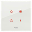 VIMAR - PLACCA 2M BIANCO DIAMANTE