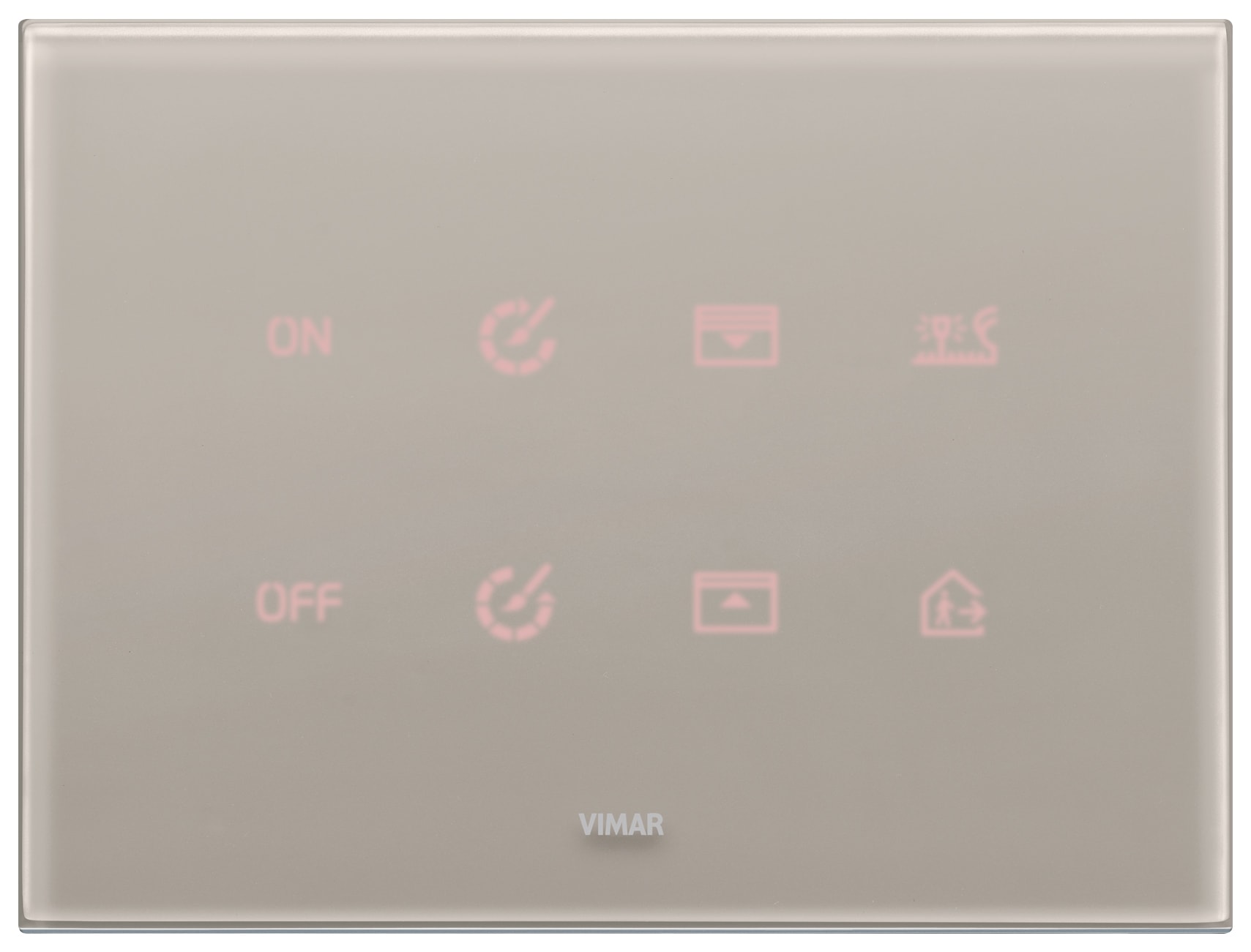 VIMAR - PLACCA 4M GRIGIO PERLA