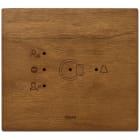 VIMAR - PLACCA 3M TRANSPONDER NOCE ITALIANO 21666.31