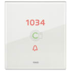 VIMAR - Placca Elettronica Verticale per Lettore Transponder Esterno con Etichette Camera 21846 Bianco Diamante 21666.70.01